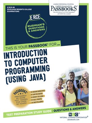 cover image of Introduction to Computer Programming (using Java)